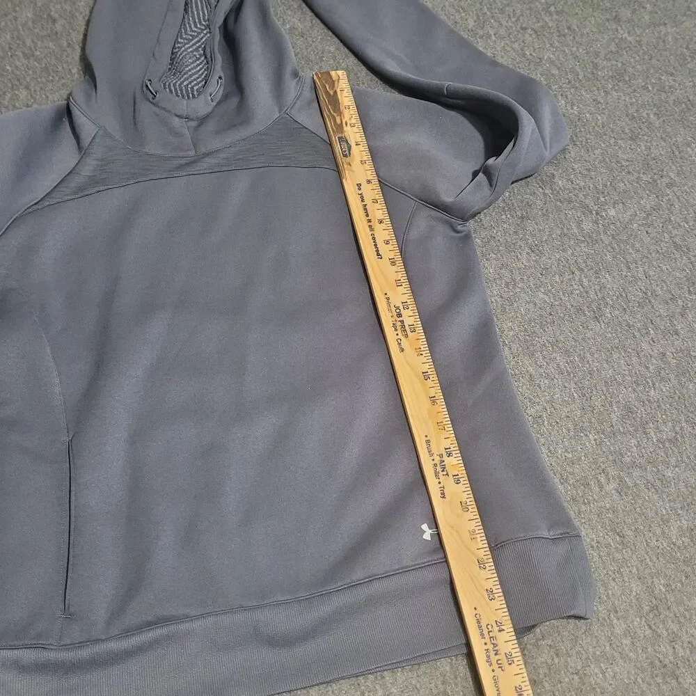 Under Armour Medium cold gear goodie flannel lining hoodie pocket youth juniors